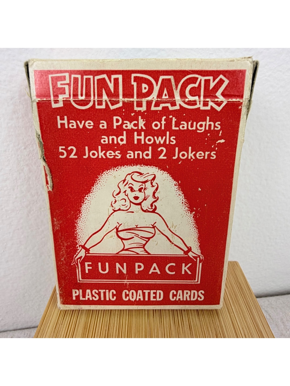 Vintage 1954 Fun Pack Risque Joke Playing Cards Complete 54 Card Deck USA